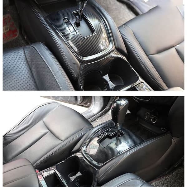 RHD Bilskiftknapp Deksel Panel Ramme Trim Deksel Interiør Dekorativ for T32 Rogue 2014-2018