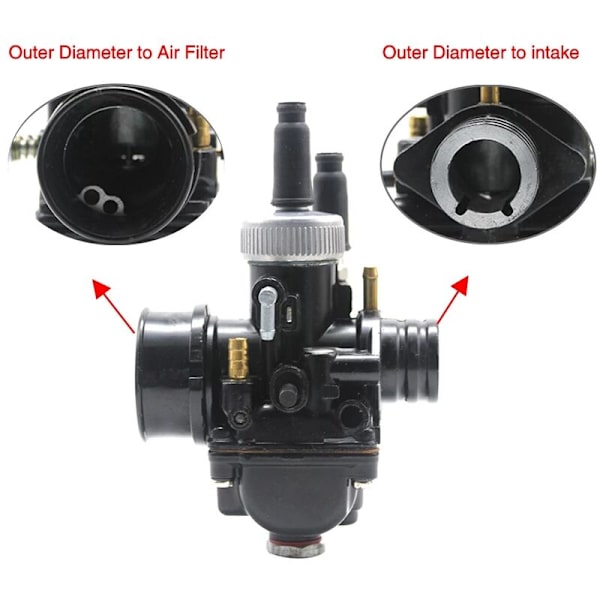 PHBG 21MM Karburator AD Karburator til 50-100Cc Motor 2 Slag Racing Motor PHBG21