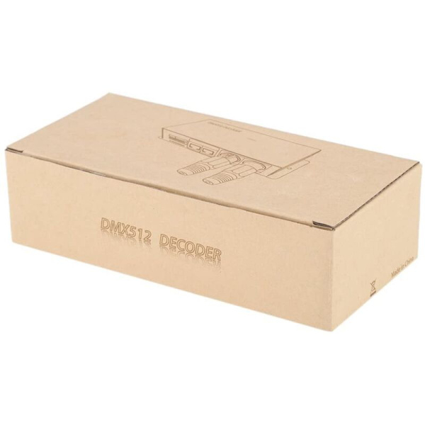 LED-controller DC 12V-24V 3-kanals DMX-dekoder til RGB LED-striplys 5050 3528
