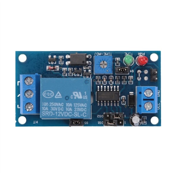 12V DC Fördröjningsrelä På/Av-strömbrytarmodul med Timer