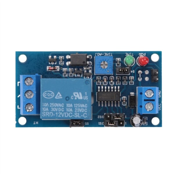 12V DC forsinkelsesrelé på/av-brytermodul med timer