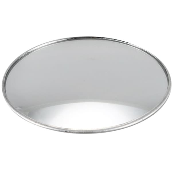 3X Blind Spot Spejle Sølv Tone 3,7 Tommer Diameter til Bil