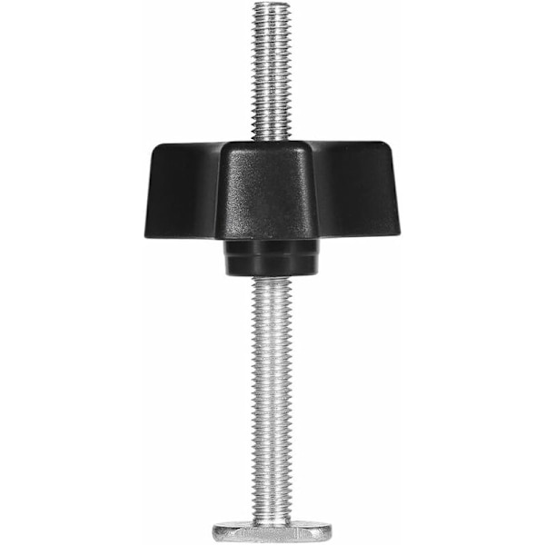 8 mm:n Metalliset Nopeavaikutteiset Kiinnitysklemmit T-Uraan T-Raiteille DIY Puutyöstötyökalu (Vain T-Ruuvi ja Muovinen Nuppi)