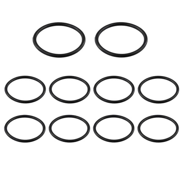 O-ring, tætningsring, 10 stk., 45mm x 3mm, nitrilgummi, sort
