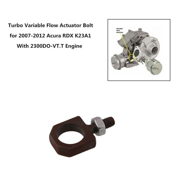 for Acura RDX Grade 8 Turbo Variable Flow Aktuator Øjebolt & Møtrik Stangende VGT