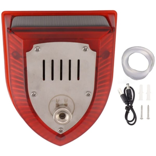 Eläinten karkotin USB-liitännällä, lataus, energiansäästö, aurinkoenergialla toimiva eläinten karkotin, kaneille, ketuille, villisikoille