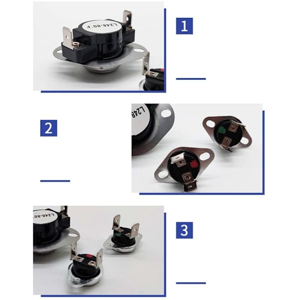 Torktumlare Termisk Säkring Termostat Kit för LA-1053 för AH2162282 Qp5