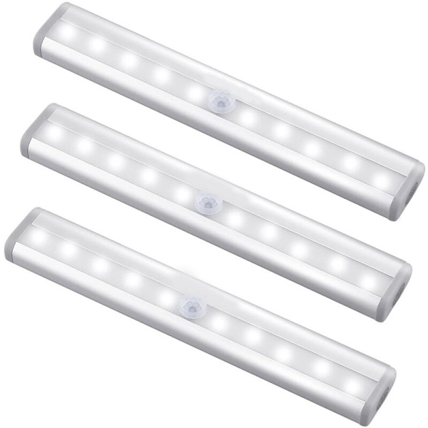 Laddningsbara Skåpslampor med Rörelsesensor, LED, Magnetisk, Rörelsesensor, Nattlampa, Lampa