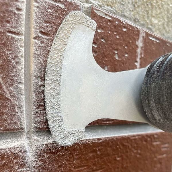 Sæt med 2 Diamant Oscillerende Blade til Slibning af Betonfliser og Furer i Vægge