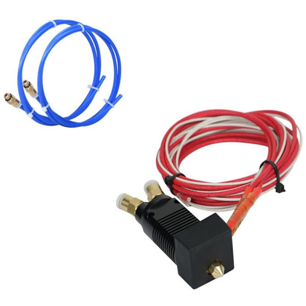 3D-skriverdeler 2 i 1 Ekstruder Hot End 0,4 MM Dyse 1,75 12V 40W for -10/-3 Series Skrivere
