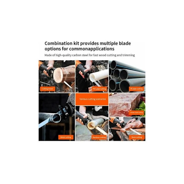 Sats med 25 Sticksågssågblad T118A / T144D / T101B/T123X / T101AO/T127D / T345XF för skärning av metall/trä/plast - För Bosch, Black & Decker, Makita, Dewa