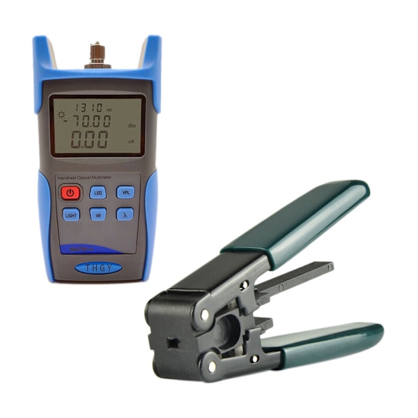 Optisk fibermåler Fibermåler Visuell Fc-6C Cleaver One-Click Stripper Strippere