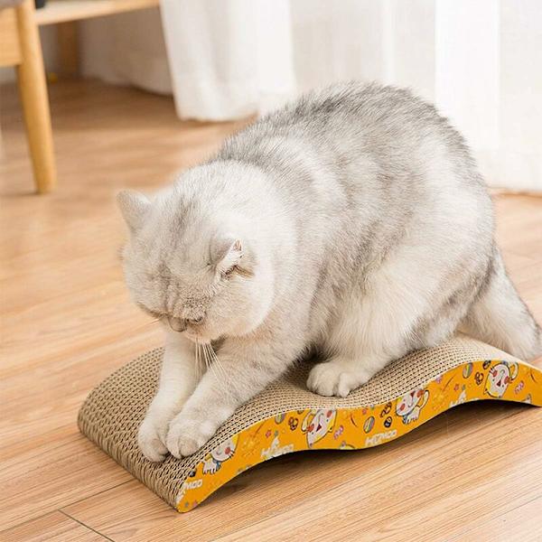 Kattklösbräda, Kattklösbrädor med kattmynta Tillverkad av Hållbart Återvinningsbart Kartongstoppning som Soffa, Soffa Säng, till Jul för Söta Katter 44