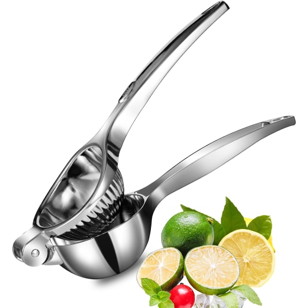 Køkkenkvalitet citronpresser, stor kraftig manuel saftpresser til citron/citrus, håndpresser i rustfrit stål, limepresseværktøj, manuel citrus