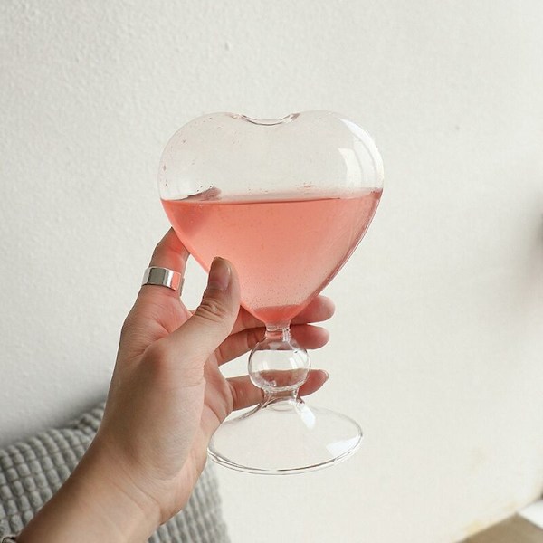 Glasblomkrukor Planter Hjärtvas Stående Blomvas Dekoration Kontorsdekorativ Vas Bröllopsfest Dekor