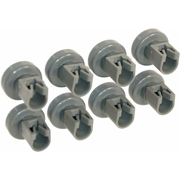 Diskmaskinshjul för övre korgen - Kompatibel med Privileg, Faure, AEG, Electrolux, Zanussi, Ikea... Komplett set med 8 hjul（25mm）