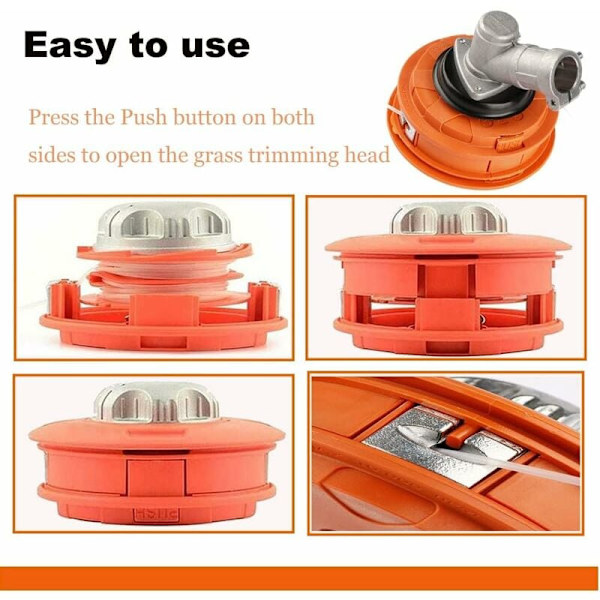 Spool Line Universal Brush Cutter Head M10