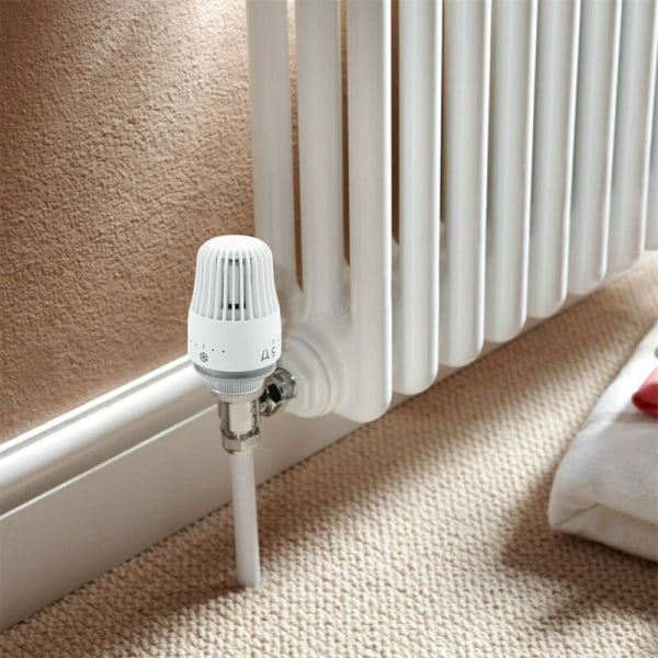 Sæt med 4 termostater, udskiftningshoved til M30 x 1,5 radiatorventil, termostaterventil til radiator,