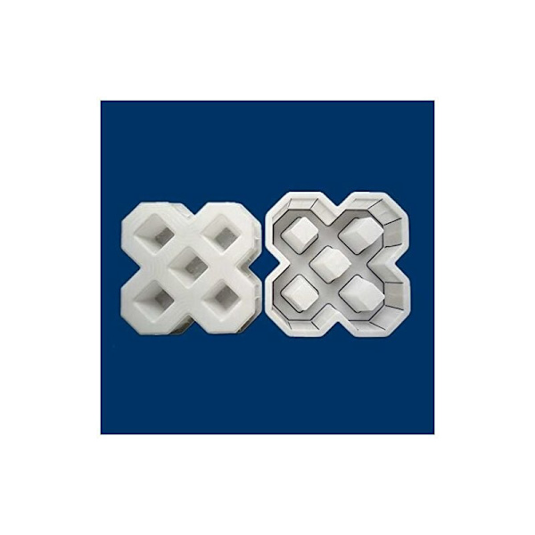 Fliseform, Betonpladeform DIY Firkantet Have Plast Beton Sti Belægning Mursten Propylen Belægning Form Gangbro Have Bygninger Tilbehør