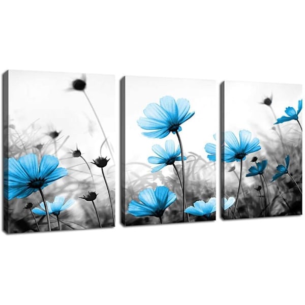 Abstrakt Väggkonst med Guldfolie Modern Canvas Tavla Minimalism Samtida Abstrakta Växter Konstverk för Sovrum Badrum Vardagsrum Kök Kontor H