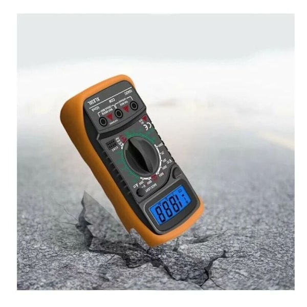 XL830L Digital Multimeter 2000 Räkningar Mini Multimeter Batteritestare Ström Spänning AC DC Motstånd Buzzer Transistor Voltmeter Amperemeter med Bakgrundsbelysning