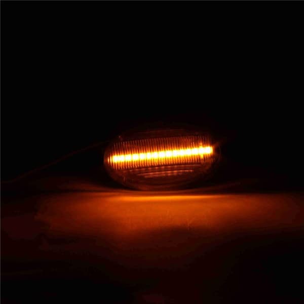 LED dynamisk sidomarkering blinkers för Liberty 2000-2003, transparenta biltillbehör