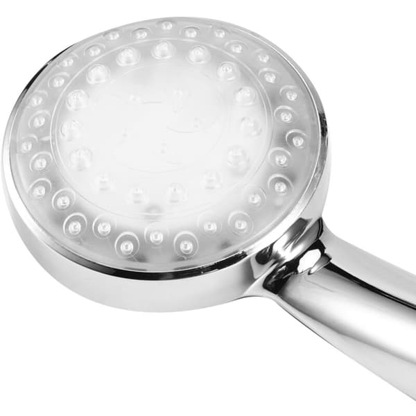 Fargerik LED dusjhode håndholdt spray for hjem bad dusjhode temperaturkontroll