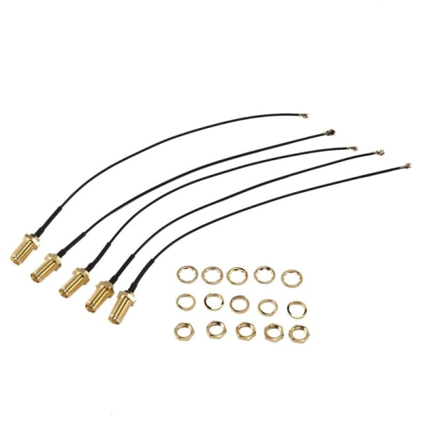 5Pcs WiFi Antenna Connector Pigtail SMA To IPX Extension Cable 15 Cm