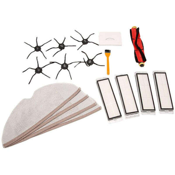 34 stk rengjøringsklut hovedbørste HEPA-filter sidebørste for Xiaomi Roborock S6 S5 MAX S60 S65 S5 S50 E25 E35 støvsugerdeler