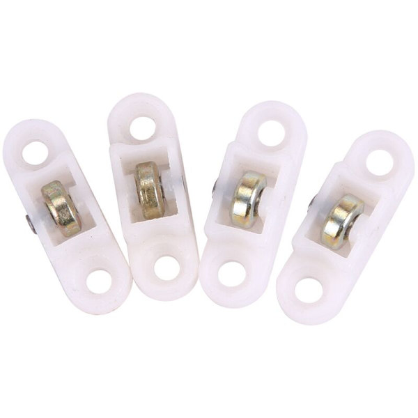 4 kpl Ovi Ikkuna Kaappi Yksi Liukuva Metalli Rullapyörä 8Mm .