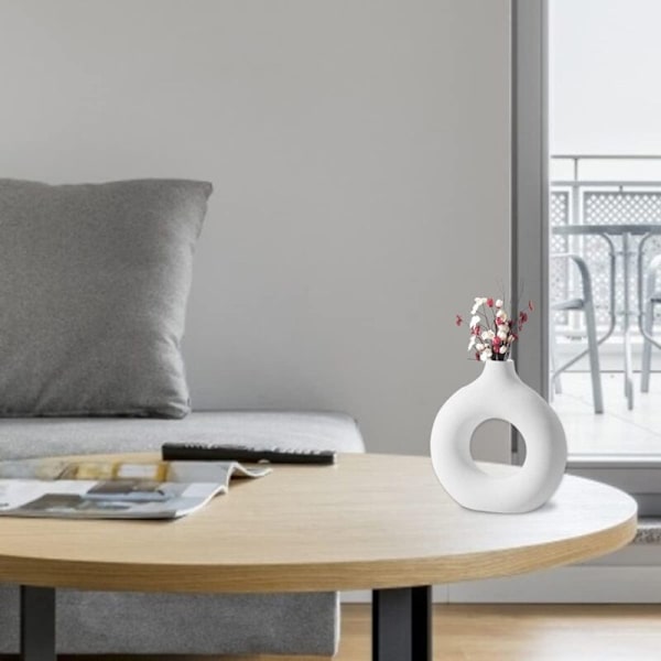 Vas Ornament - Liten Donut [Beige]