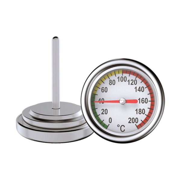 Bimetallisk rostfri ugnstermometer, grillverktyg för BBQ-ugn, tillbehör för livsmedelsbearbetning