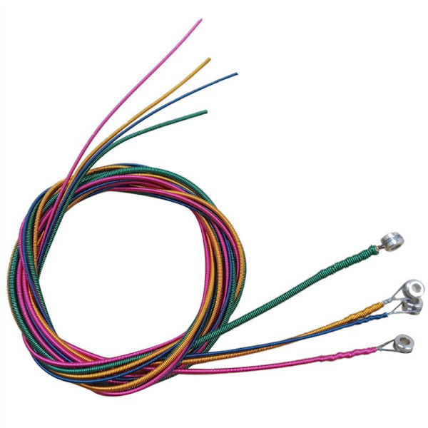 12x Elektrisk Bassgitarstrenger 1.2M Stålkjerne Nikkel Legering Winding 4 Sett Instrumentutskiftingstilbehør