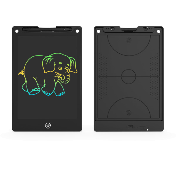 Digitalt ritbord för barn LCD-skärm, 10-tums surfplatta + penna black