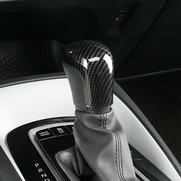Fiber Gear Shift Knob Cover Trim til 2019-2020