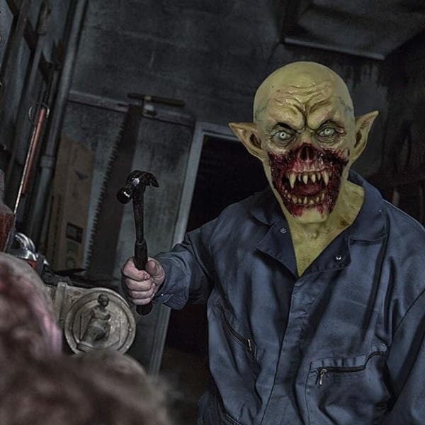 Vampyrmaske Skræmmende monster Halloween kostume Party Horror Demon Zombie