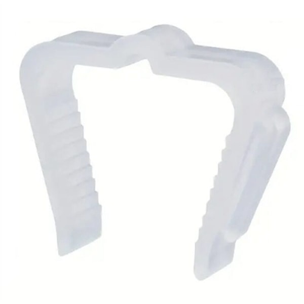 50 st julgransljus hängande krokar 1 5/8 tum väderbeständig plastfasadbrädeklämmor utomhus semesterljusklämma