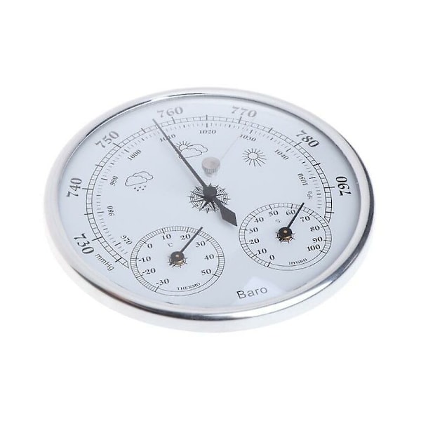 Hushållsväderstation barometer termometer hygrometer väggmontering W
