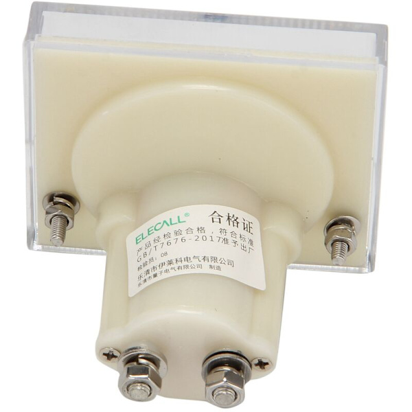 ELECALL 85C1-A DC 0 - 500UA Pointer Ammeter DC Analog Strømmåler Panel Ammeter for Trykkregulator Distribusjonsbokser Etc.