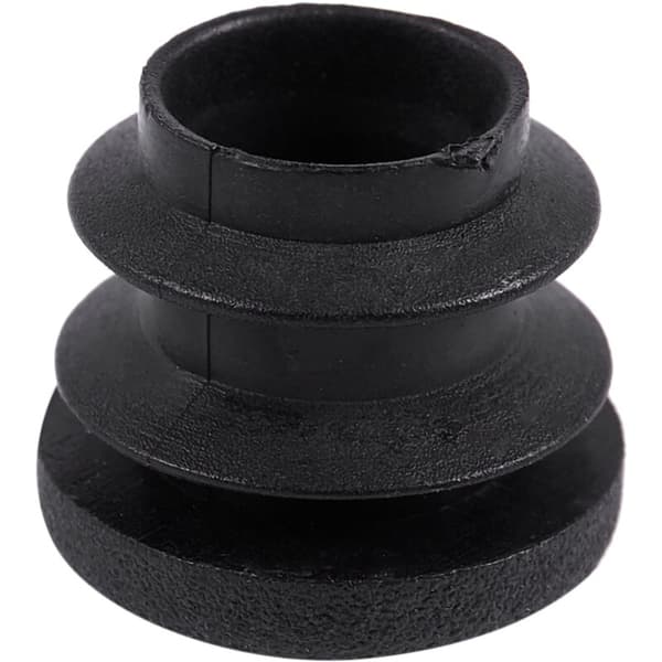 15 stk. sorte plastpropper for runde rør, innleggsplugg, 16 mm