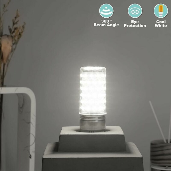 E27 LED Pære, 16W Majspære Ækvivalent til 120W Halogenpære E27 Majslys Pære 6000K Kold Hvid 1600LM Lys AC 230V E27 Lysekrone 360° Bred Stråle