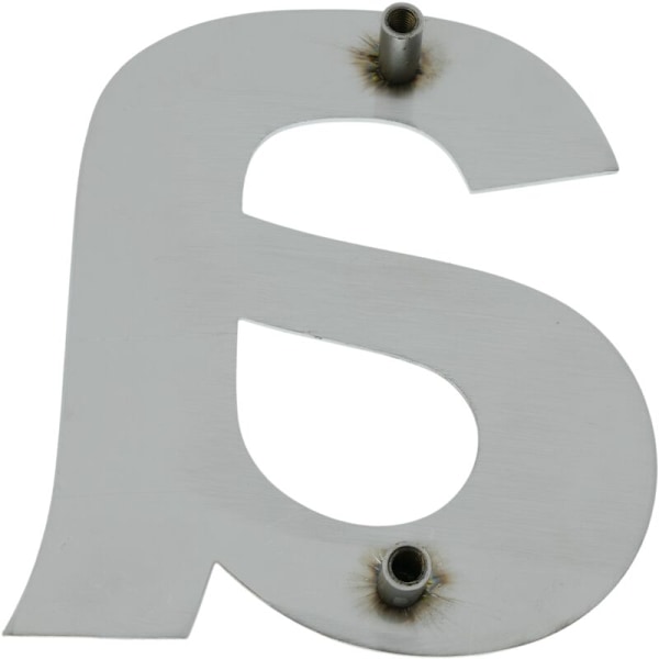 Bogstav A 150 mm rustfrit stål markering