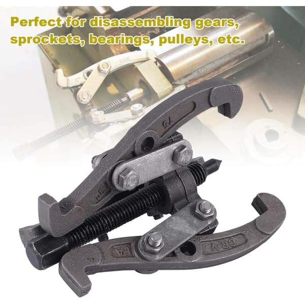 3 tommer 75mm Gear Bearing Puller Tool Hub Multifunktion Puller 3 kæbe reversibel motor remskive fjernelse Puller
