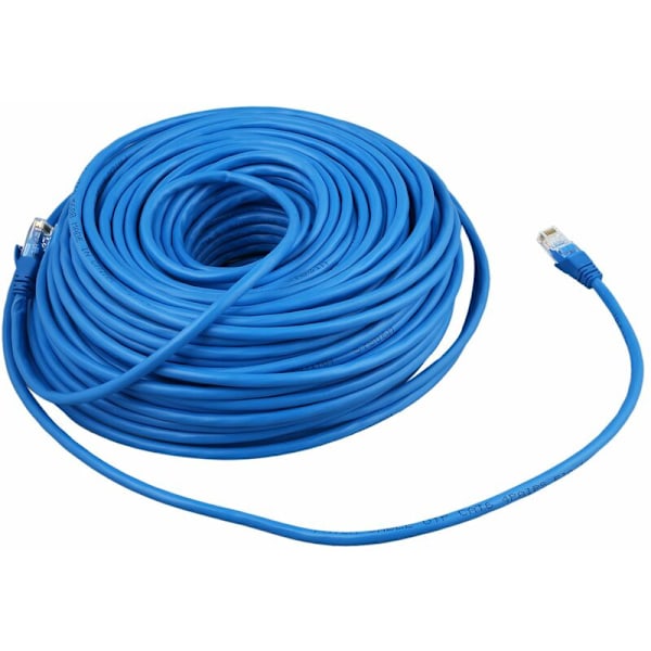 Flat Cat6 Ethernet Rj45 Flat Ethernet Nettverkskabel 100M/1000Mbps Engros 5M Til 50Ml Lengde: 50M Cat6