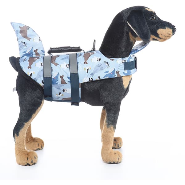 Hundeudstyr, badedragt, redningsvest til hund, badetøj（S）