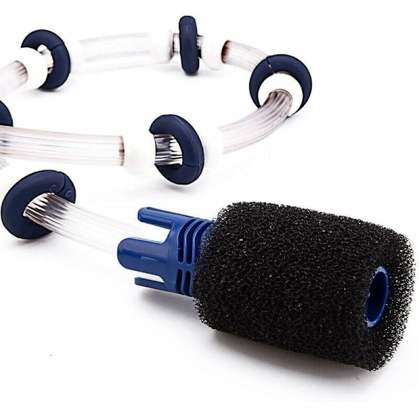 Anti-splash dysse med 6 skum-børster til Polaris 280 poolrobot, svarende til Tail Sweep Pro TSP10S.
