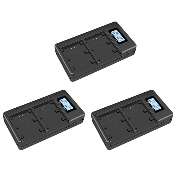 3X Np-Fz 100 Npfz Fz Batterilader for Alpha A9, A7R Iii, Mark 3, A7 3