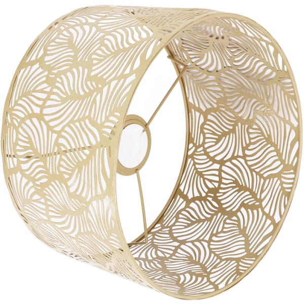 Lampskärm Ljus Lampskärm Modern Enkel Stil Heminredning för E14 E27 Glödlampor Guld Färg