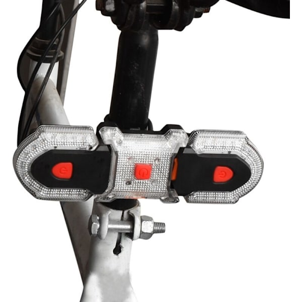 Bicycle Rear Safety Warning Light Wireless Control Bike Turn Signal Tail Light USB Rechargeable