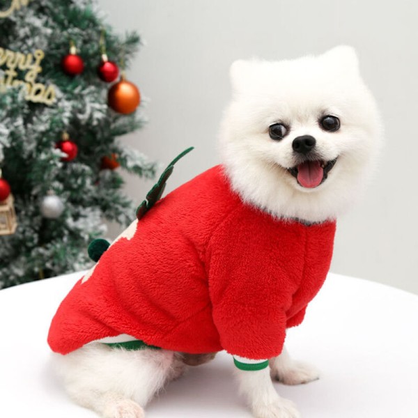 Julkläder för husdjur, juldräkt för hund och katt.